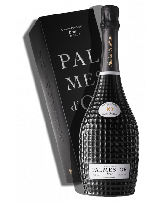 Packshot Palmes d'Or 2009 Brut et son étui par Nicolas Feuillatte