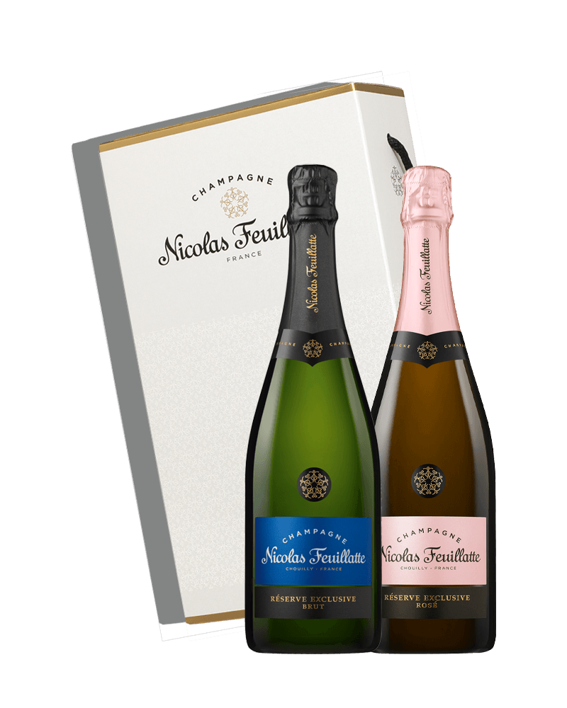 Champagne Nicolas Feuillatte - Coffret 2 bouteilles de champagne